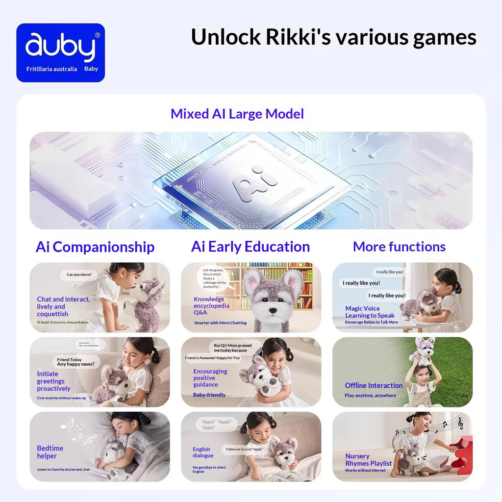 AUBY Kekabu AI Smart Robot — Dialogue, Touch & Emotional Companionship