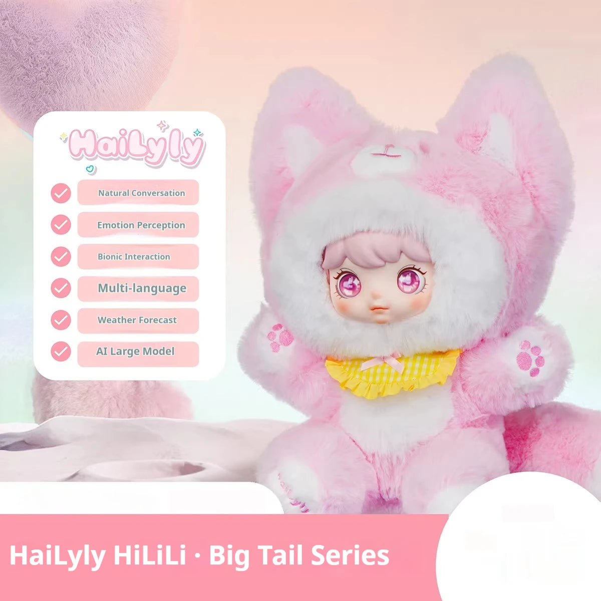 HaiLyly AI Smart Robot — Emotional Companion with Touch & Wireless Interaction