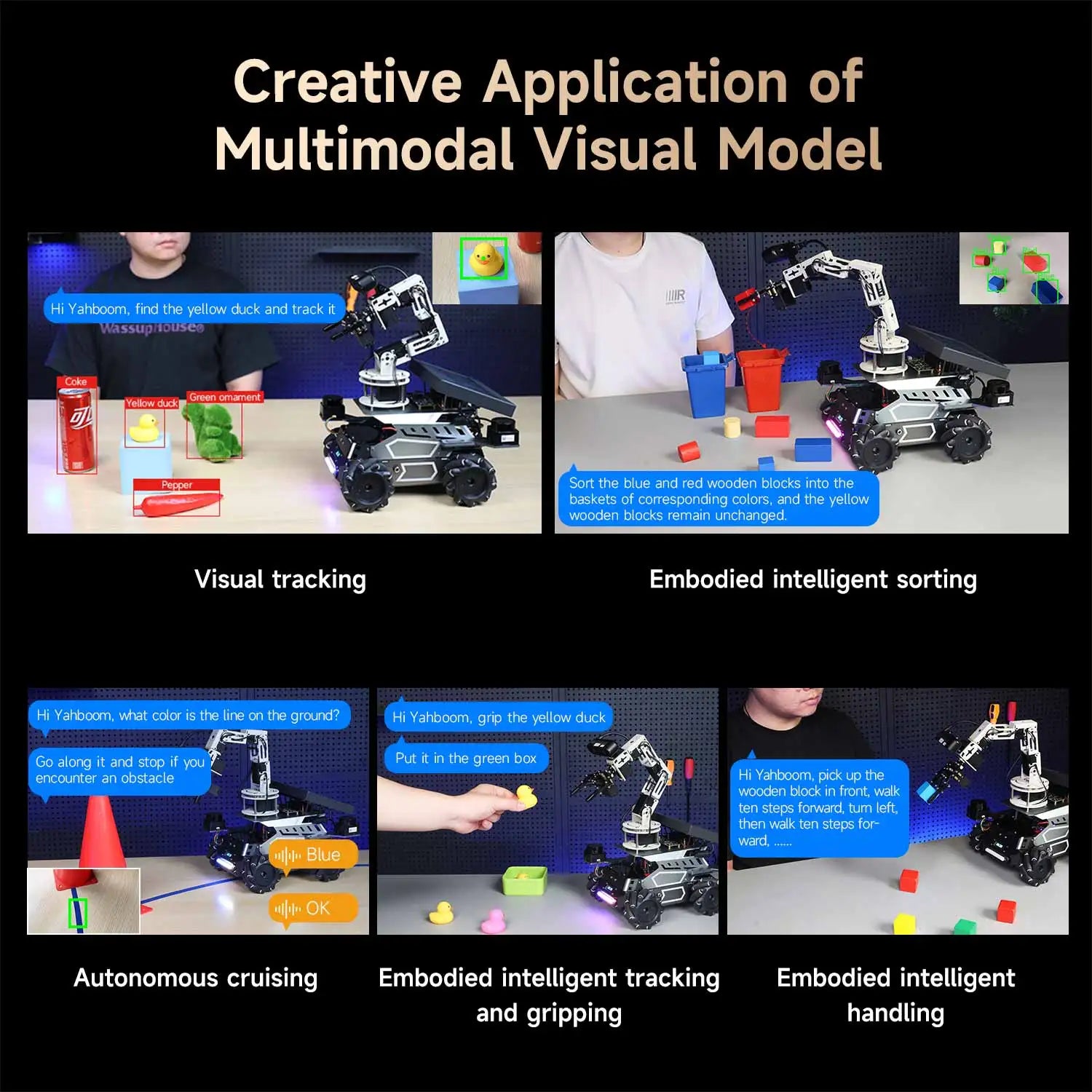 Yahboom ROSMASTER M3 PRO — AI ROS2 Robot Kit with 3D Vision, Dual LiDAR & SLAM