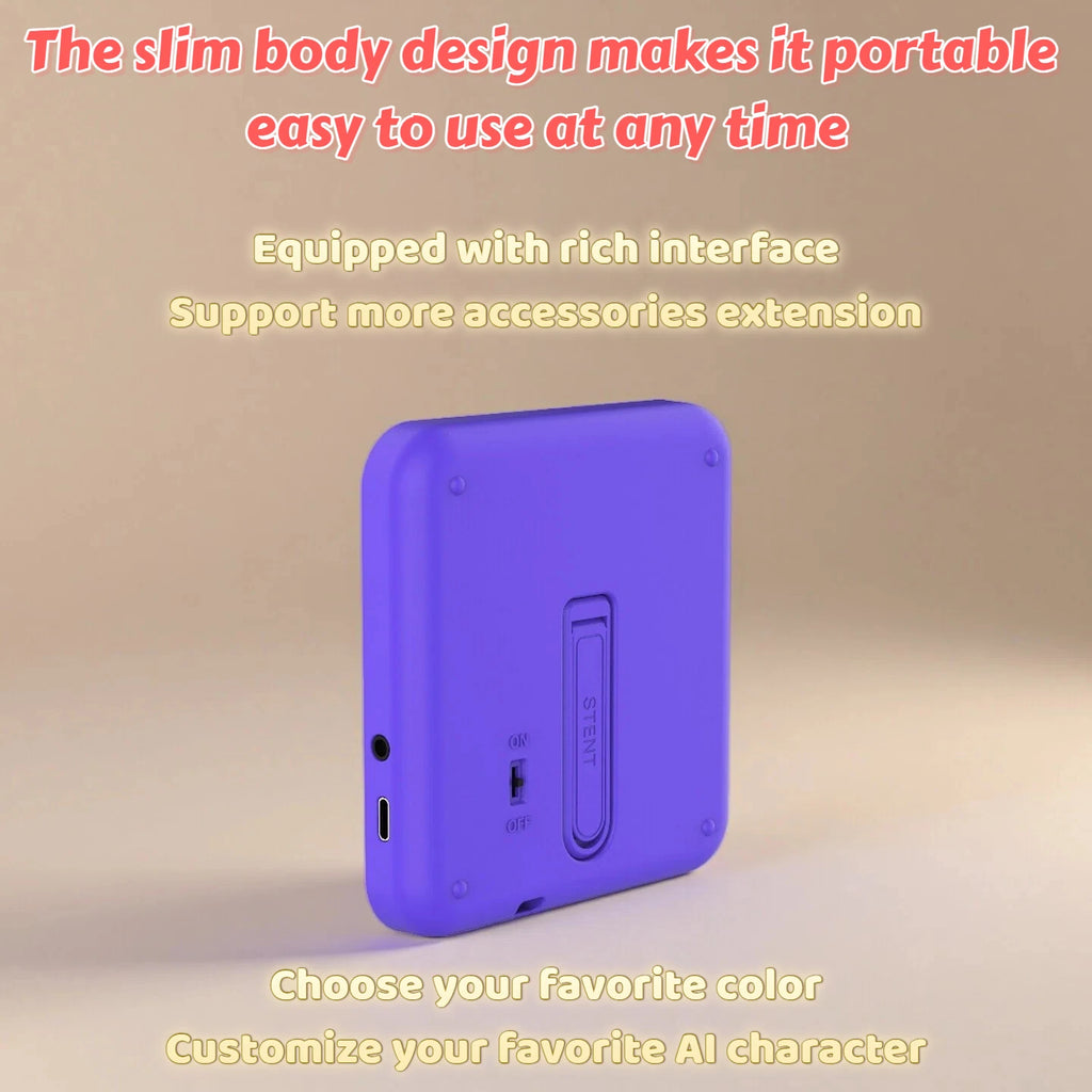 AI Voice Robot Companion — Multilingual Chatbot, HD Screen & GPT Privacy Protection