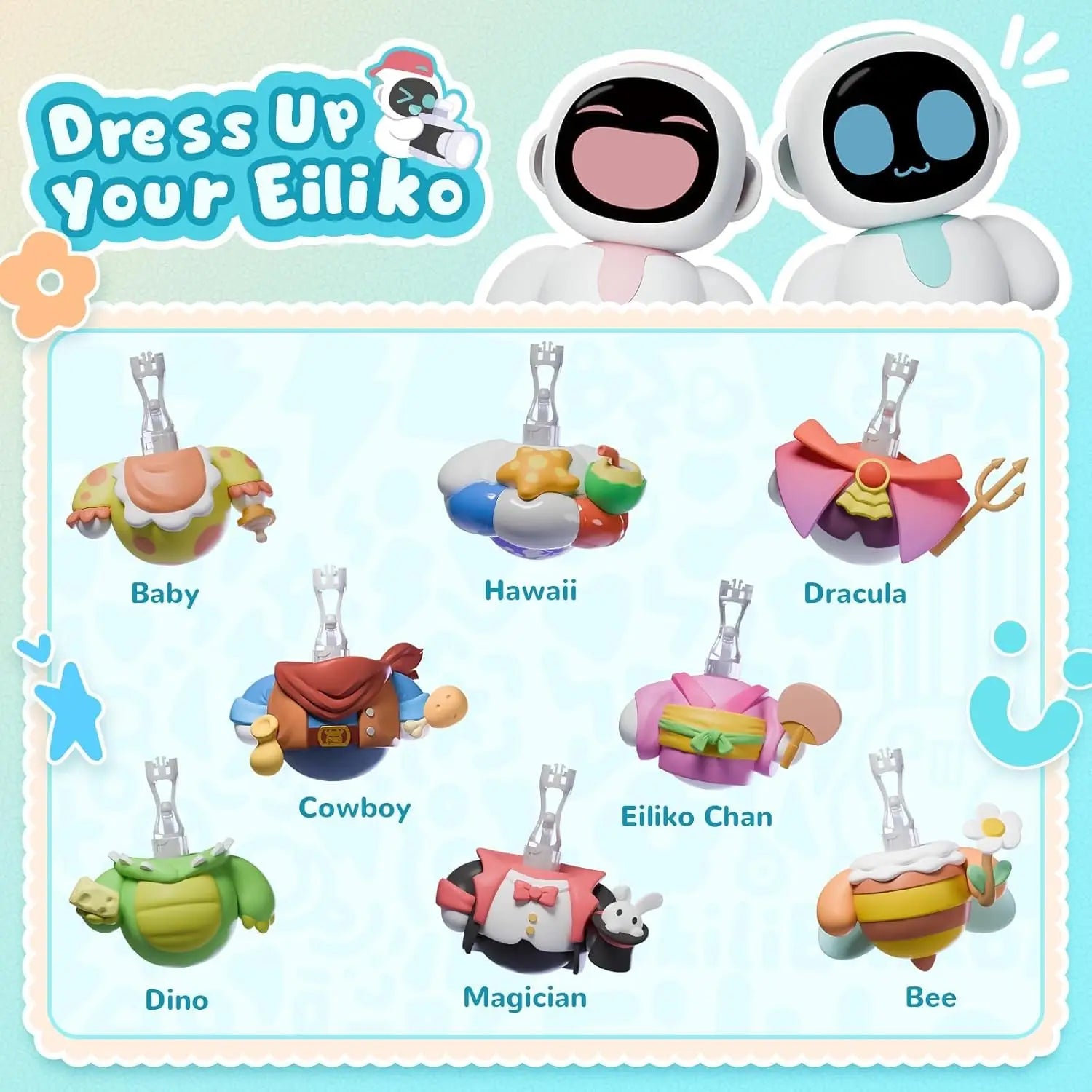 Eiliko Smart AI Robot Pendant — Mini Pet with LED Display & Voice Interaction
