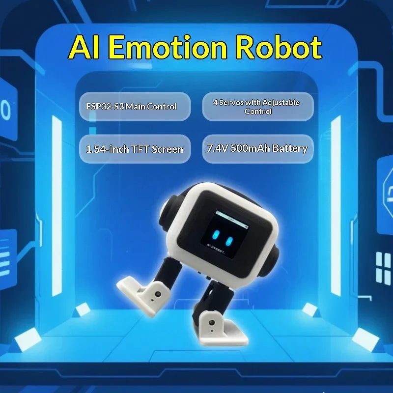 New AI EMO Robot ESP32-S3 — Interactive Chat, Dancing & Emotional Companionship