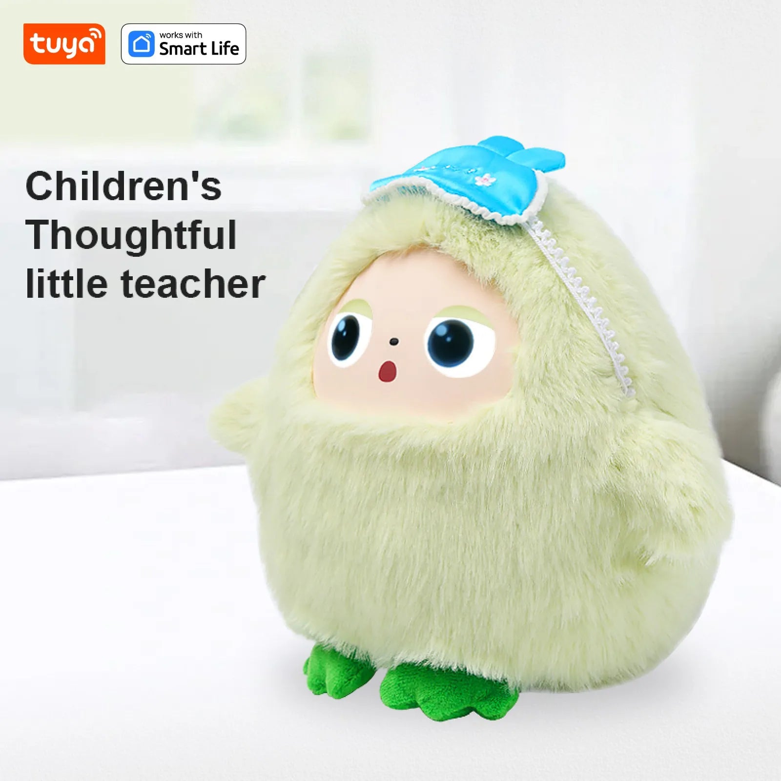 AI Plush Toy — Smart Voice, LED Eyes & Tuya App — Rechargeable E-Pet Companion