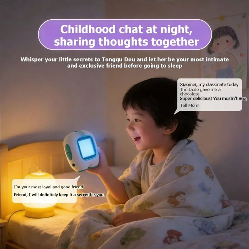 AI Robot Voice Assistant with Wi-Fi Smart Clock & Image Recognition