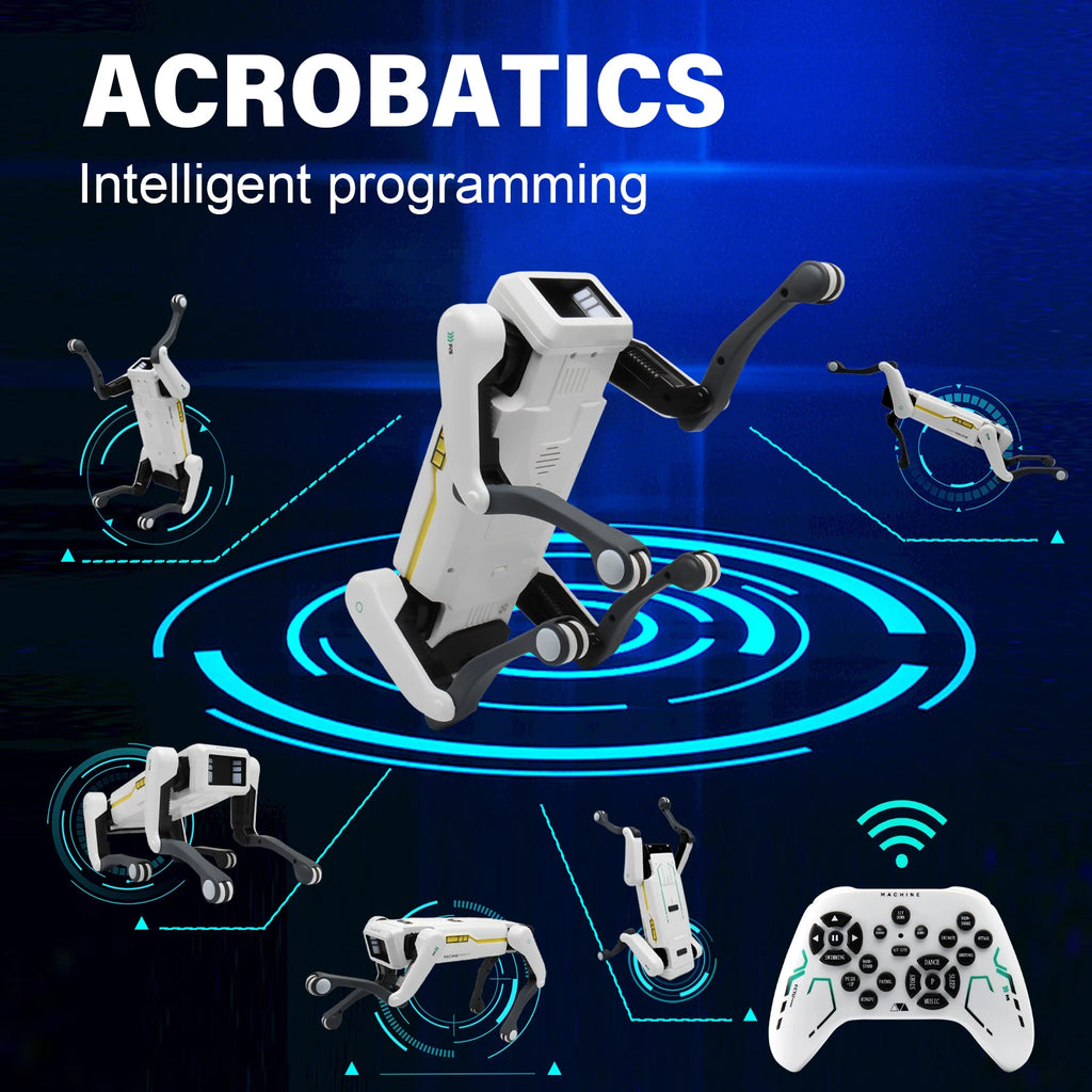 AI RC Robot Dog — Voice Dialogue, APP Control, Singing & Dancing